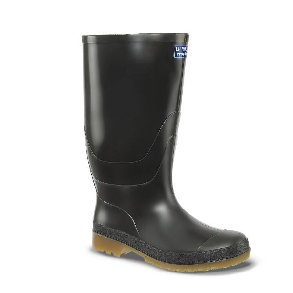 Bota plástica negra Croydon 0090