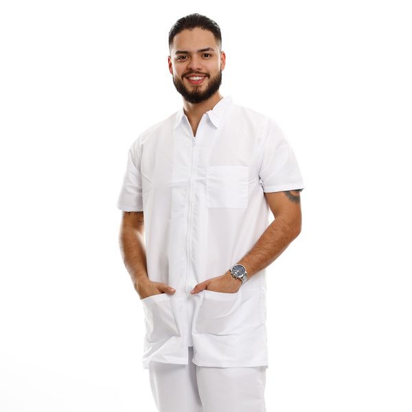 Delantal camisero manga corta 0883